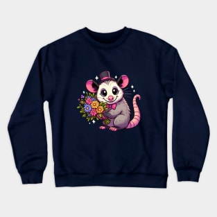 Joyful Opossum Crewneck Sweatshirt